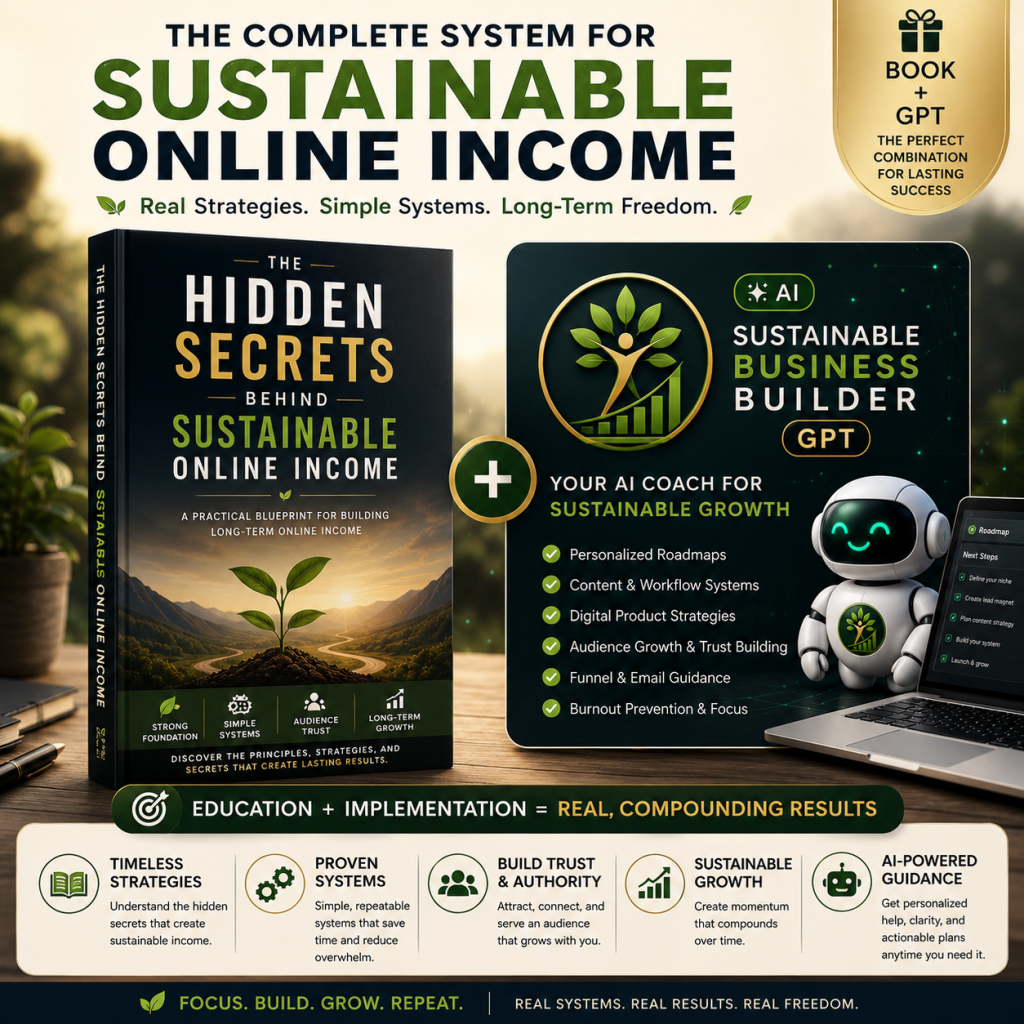 Sustainable Online Income